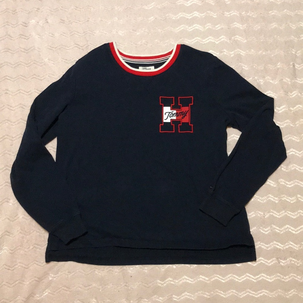 navy blue Tommy Hilfiger crewneck